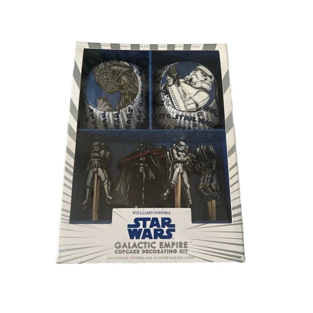 NEW Star Wars Galactic Empire × Williams Sonoma 24 Cupcake Decorating Kit